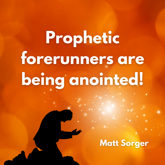 Prophetic Forerunners are being Anointed!