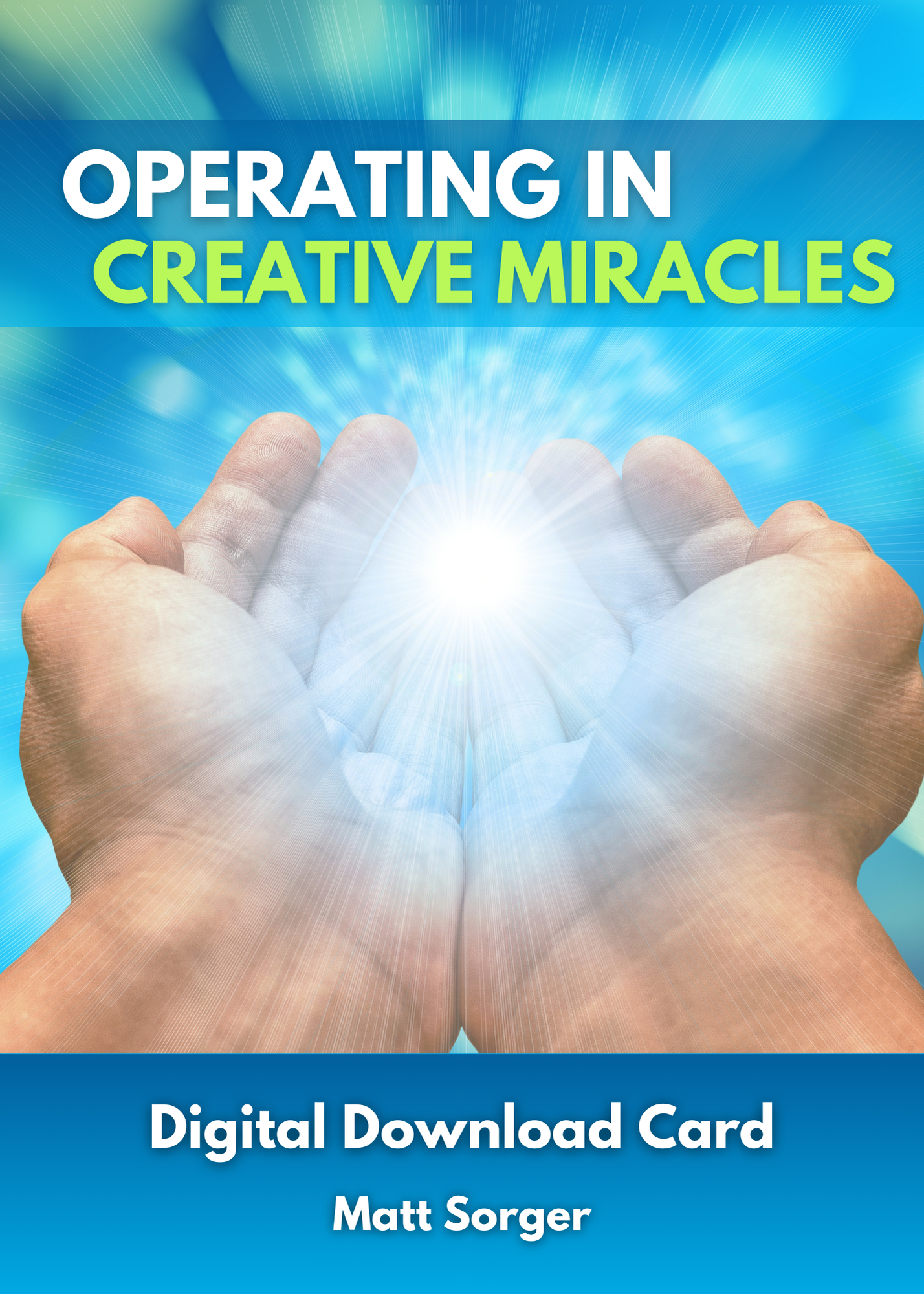 BOGO Operating in Creative Miracles, The Ministry of Divine Healing, Living in the Glory (MP3 Set)