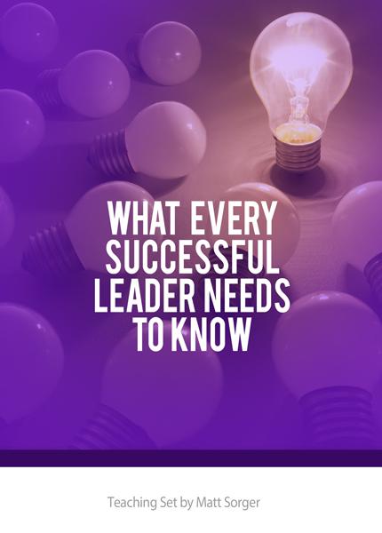 What Every Successful Leader Needs To Know (MP3) - Matt Sorger Ministries