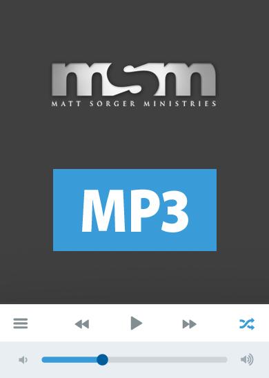Making a Successful Transition (MP3) - Matt Sorger Ministries